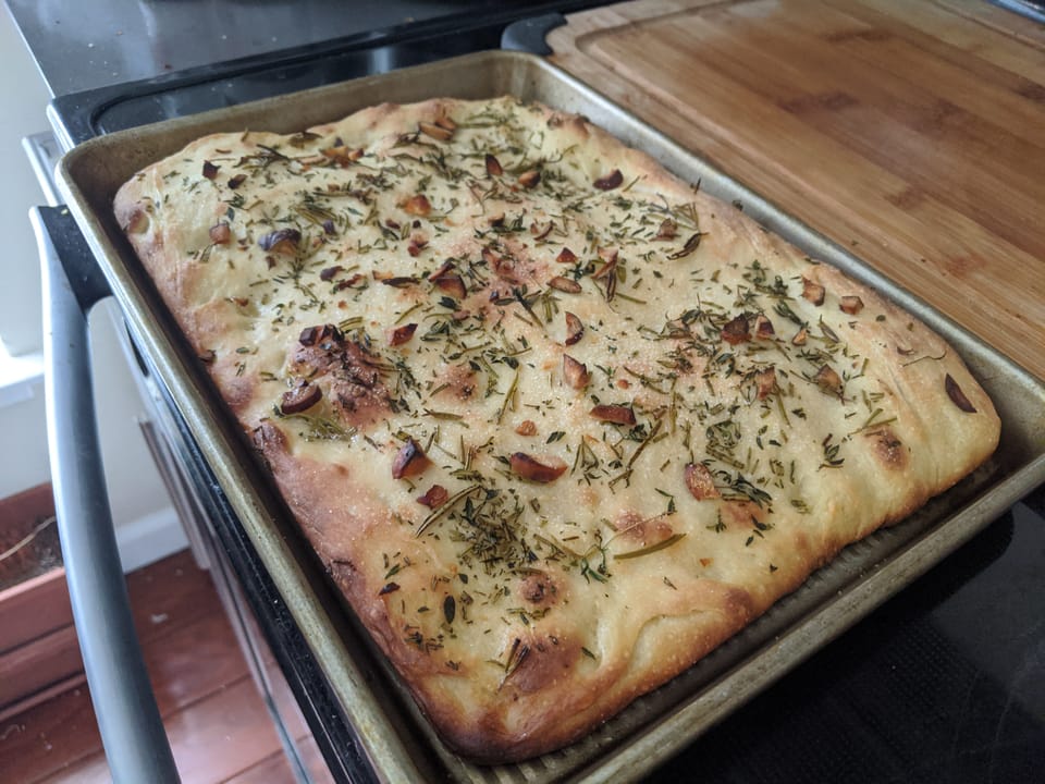 Rosemary Cashew Focaccia