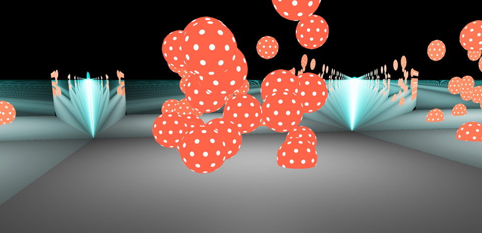 Kusama Semi-Infinite Mirrors